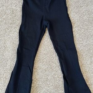 Black Flared Bottoms